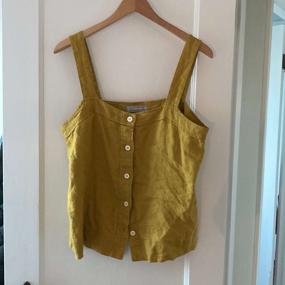 Everlane Linen Tank